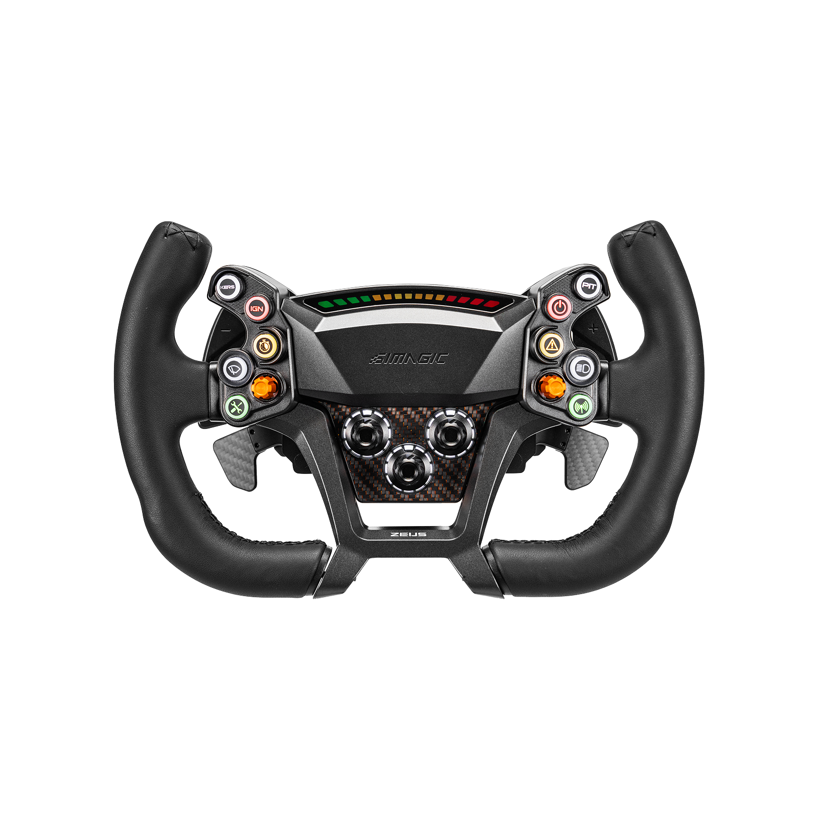 SIMAGIC Zeus GT 300 mm steering wheel with RGB controls and Hall paddles